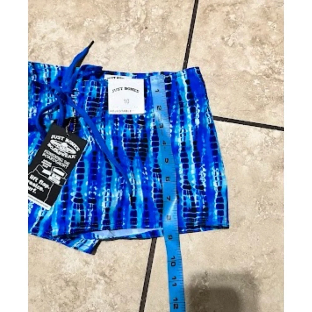 Just Bones Blue Swim Shorts